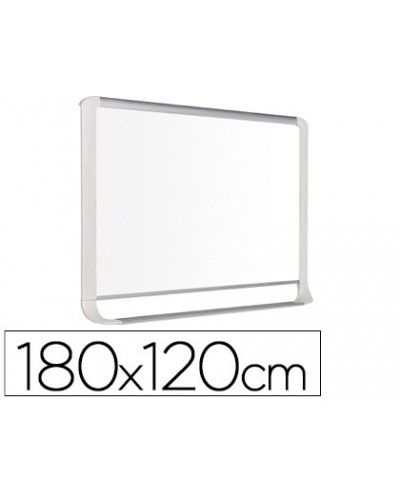 Pizarra blanca bi office lacada con bandeja integrada 1800x1200 mm
