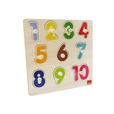 Puzzle goula numeros 10 piezas