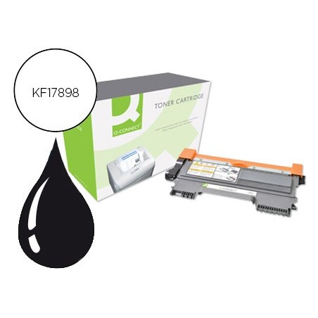Toner q connect compatible brother tn2210 hl 2240 2250 2270 negro 1200 pag