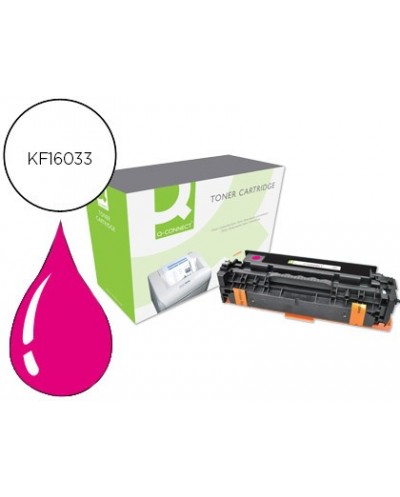 Toner q connect compatible hp ce413a color laserjet m351a 451dn 451nw 375nw 475dn magenta 2600 pag