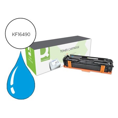Toner q connect compatible hp cf211a color laserjet m251n 251nw 276n 276nw cian 1800 pag