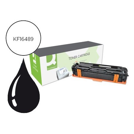Toner q connect compatible hp cf210x color laserjet m251n 251nw 276n 276nw negro 2400 pag