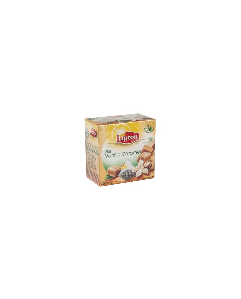 Te lipton piramide de vainilla y caramelo caja de 20bolsas