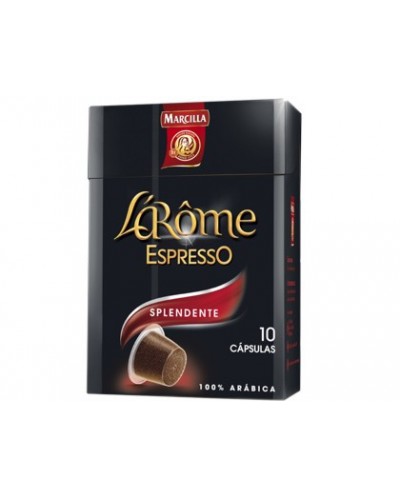 Cafe marcilla l arome espresso splendente fuerza 7 caja de 10 unidades compatiblecon nesspreso