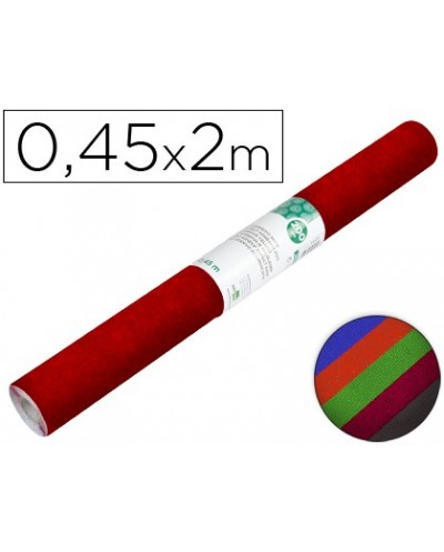 Rollo adhesivo liderpapel especial ante colores surtidos rollo de 045 x 2 mt