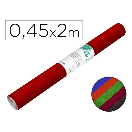 Rollo adhesivo liderpapel especial ante colores surtidos rollo de 045 x 2 mt