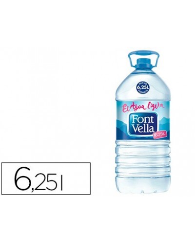 Agua mineral natural font vella sant hilari 625 l