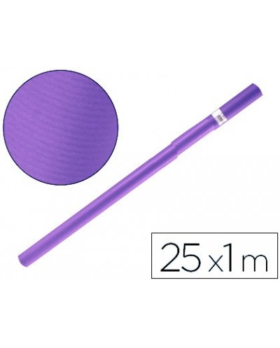 Papel kraft liderpapel violeta rollo 25x1 mt