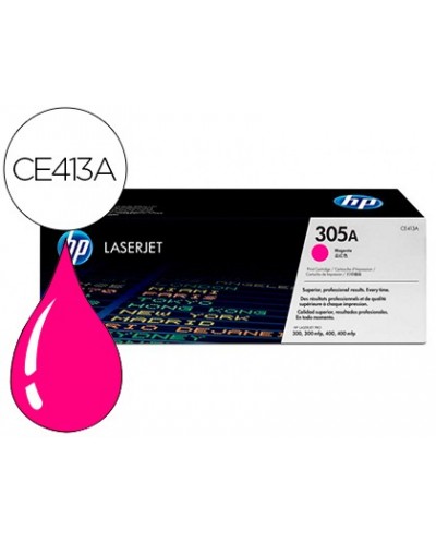 Toner hp 305a laserjet m351 m451 m375 m475 magenta 2600 pag