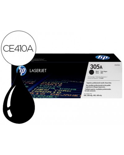 Toner hp 305a laserjet m351 m451 m375 m475 negro 2200 pag