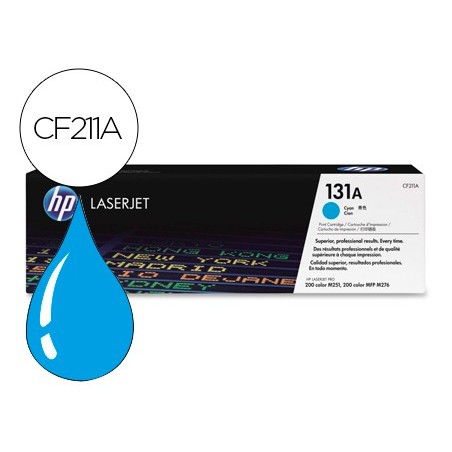 Toner hp 131a laserjet m251 m276 cian 1800 pag