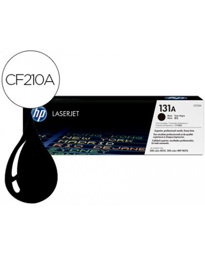 Toner hp 131a laserjet m251 m276 negro 1600 pag