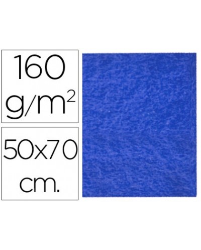 Fieltro liderpapel 50x70cm azul oscuro 160g m2