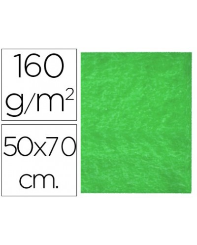 Fieltro liderpapel 50x70cm verde 160g m2