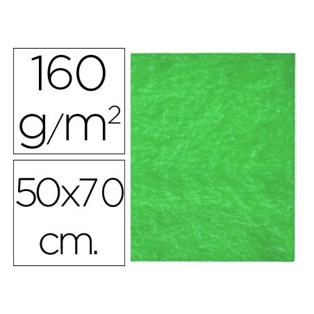 Fieltro liderpapel 50x70cm verde 160g m2