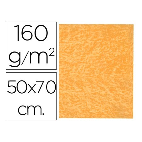 Fieltro liderpapel 50x70cm naranja 160g m2