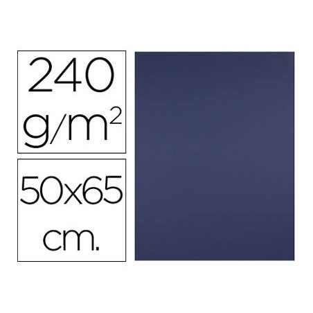 Cartulina liderpapel 50x65 cm 240 g m2 azul zafiro