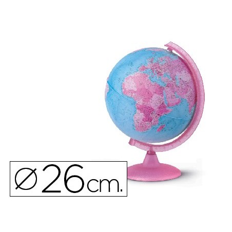 Esfera con luz pink 26 cm