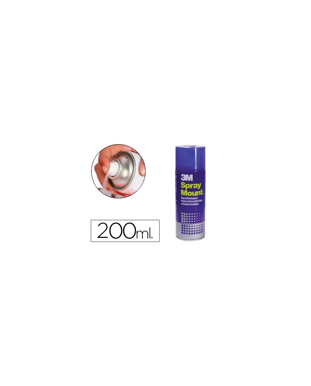 Pegamento scotch spray mount 200 ml adhesivo reposicionable por tiempo limitado 200 ml