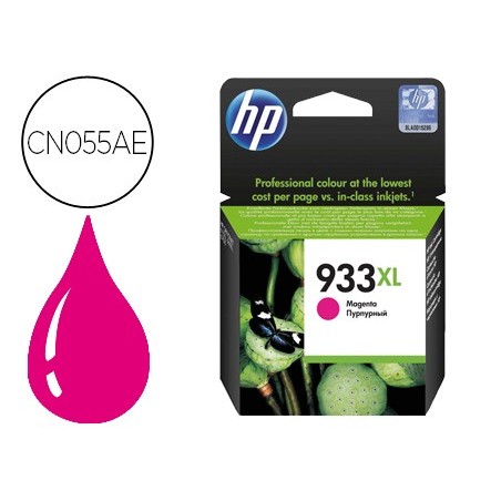 Ink jet hp 933xl magenta cn055ae officejet 6100 6600 6700 premium capacidad 825 pag