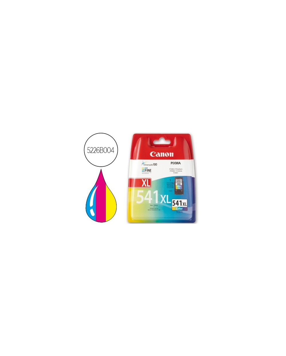 Ink jet canon cl 541xl color pixma mg2150 mg3150