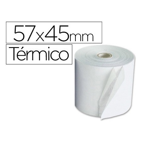 Rollo termico 57x45x11mm 58 grs bisfenol a