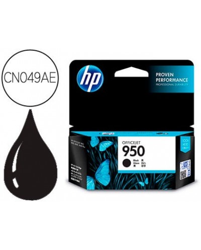 Ink jet hp 950 negro cn049ae capacidad 1000 pag