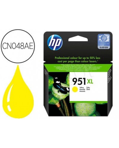 Ink jet hp 951xl amarillo cn048ae capacidad 1500 pag