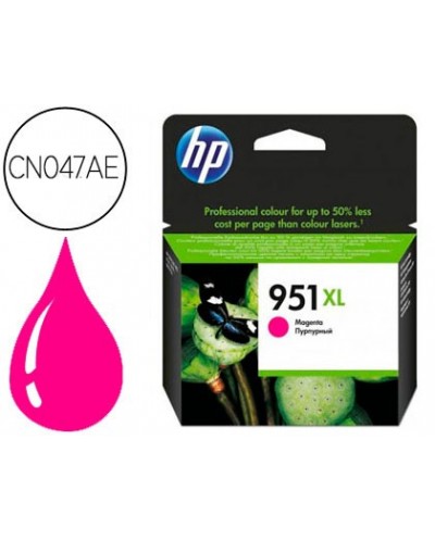 Ink jet hp 951xl magenta cn047ae capacidad 1500 pag