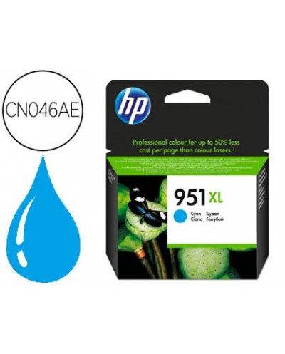 Ink jet hp 951xl cian cn046ae capacidad 1500 pag