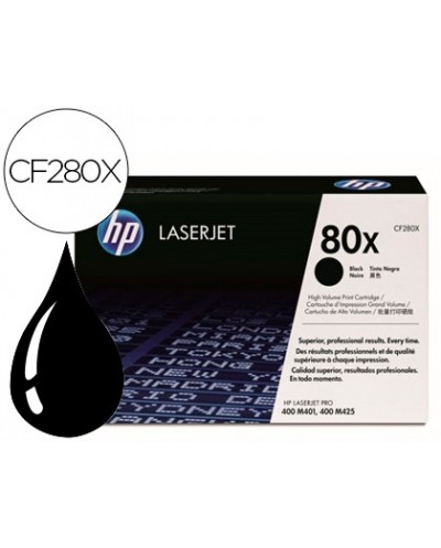 Toner hp laserjet cf280x negro 6900 pag