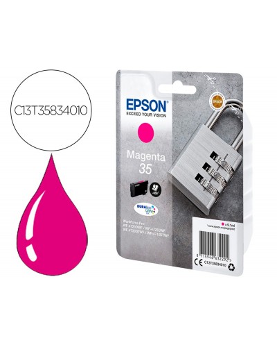 Ink jet epson singlepack magenta 35 durabrite ultra ink