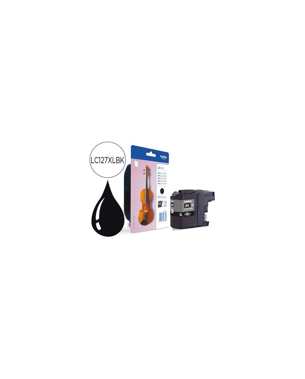 Ink jet brother mfc j4410dw 4510 dw negro alta capacidad 1200 pag
