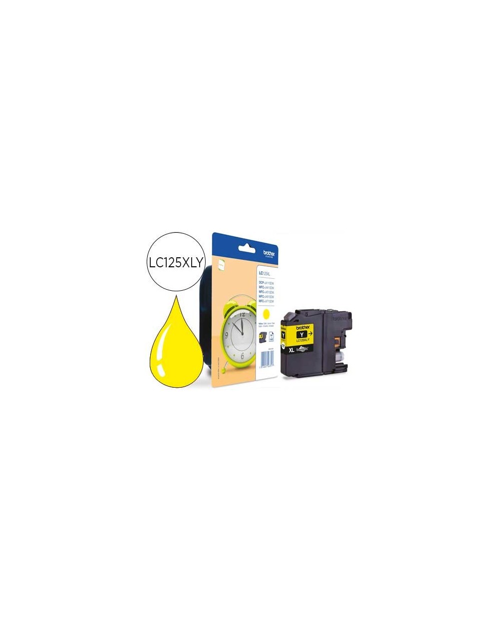 Ink jet brother mfc j4410dw 4510 dw amarillo alta capacidad 1200 pag