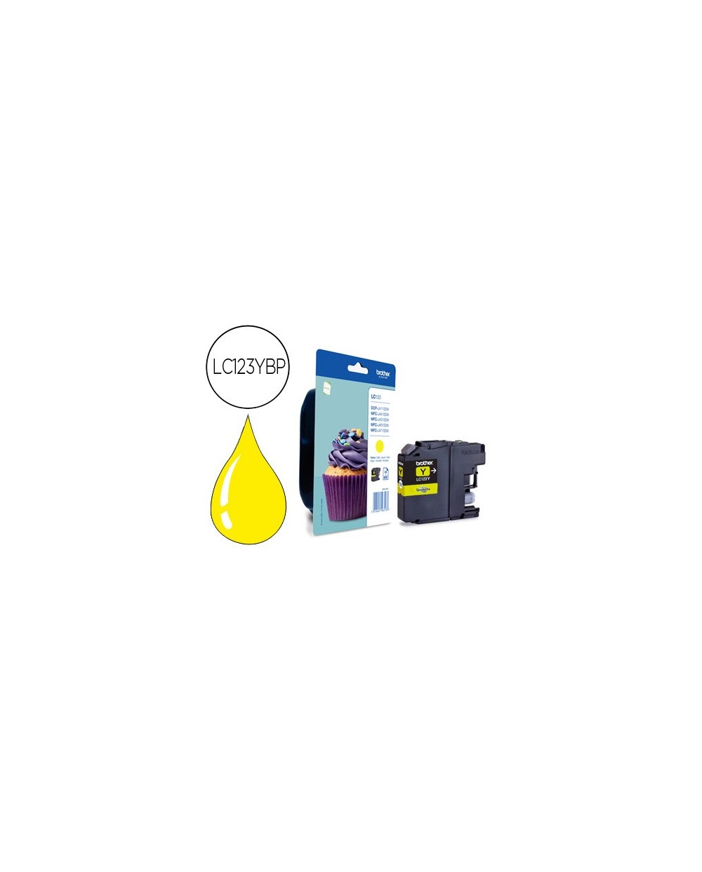 Ink jet brother mfc j4410dw 4510 dw amarillo 600 pag