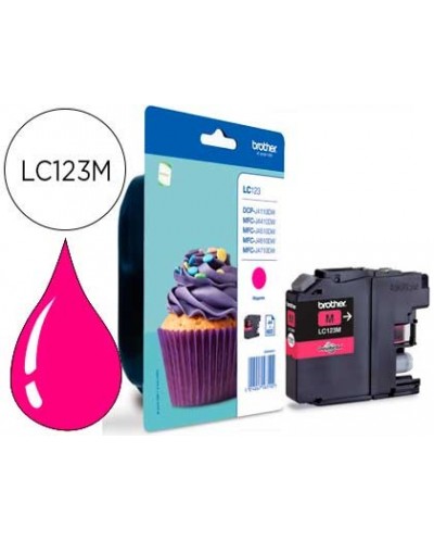 Ink jet brother dcp j132w 152w 552dw 752dw mfc j740dw 650dw 870dw mfc j4410dw 4510dw magenta 600 pag