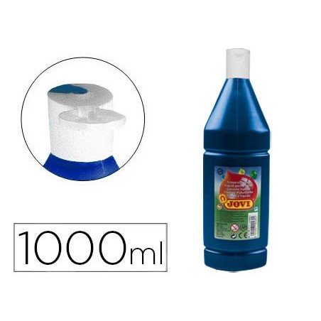 Tempera liquida jovi escolar 1000 ml azul ultramar