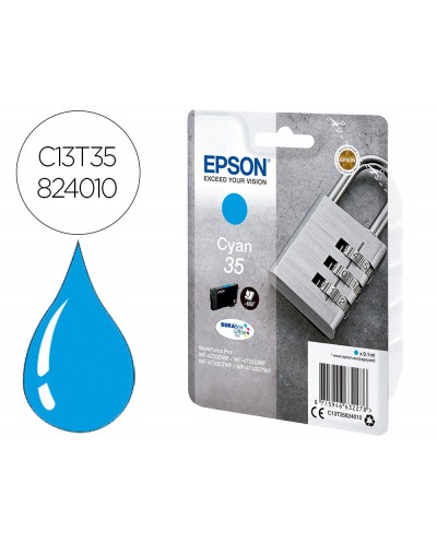 Ink jet epson singlepack cian 35 durabrite ultra ink