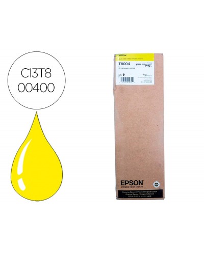 Ink jet epson singlepack amarillo t800400 ultrachrome pro 700ml