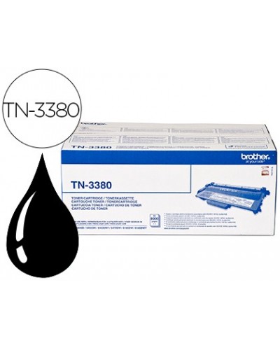 Toner brother tn 3380 para impresoras hl 5440d 5450dn 5470dw 6180dw 8000 pag