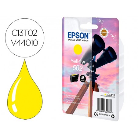 Ink jet epson singlepack amarillo 502 ink