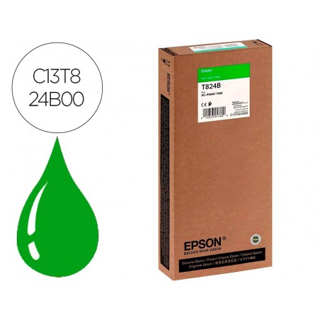 Ink jet epson gf surecolor serie sc p verde ultrachrome hdx hd 350ml