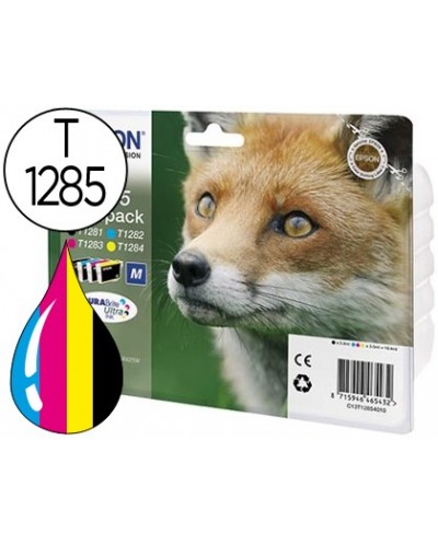 Ink jet epson s22 sx125 130 420w 425w office bx305 t1285 multipack 4 colores
