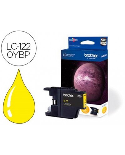 Ink jet brother lc 1220 mfc j430w dcp j725w j925w amarillo 300 pag