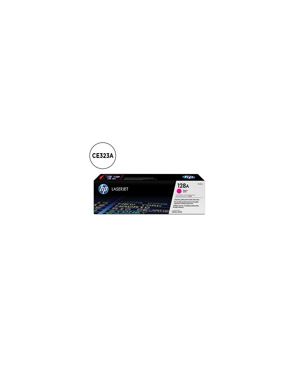 Toner hp laserjet pro cm1415 cp1525 magenta 1300 pags