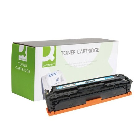 Toner q connect compatible hp cb541a color laser jet 1215 1515 1518 1400pag cian