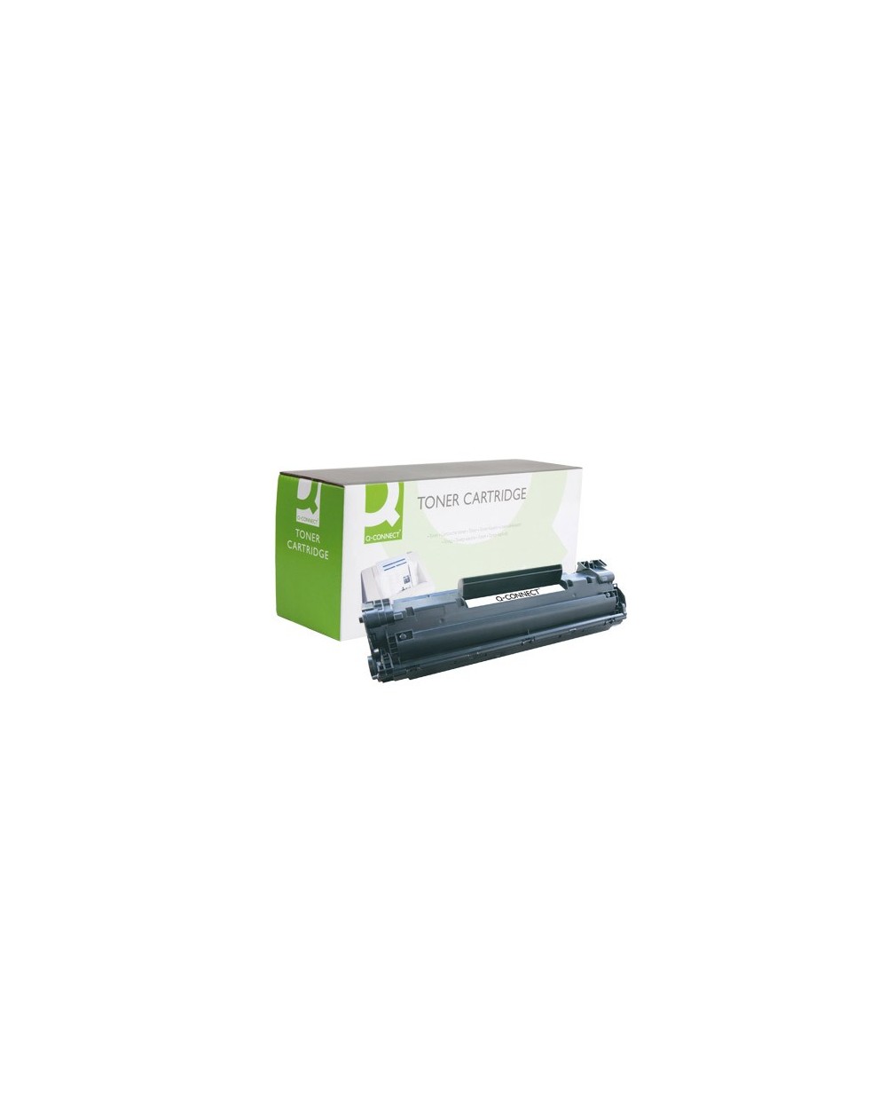 Toner q connect compatible hp cb436a laserjet p1505n m1120mfp m1522mfp mfp 2000pag negr0