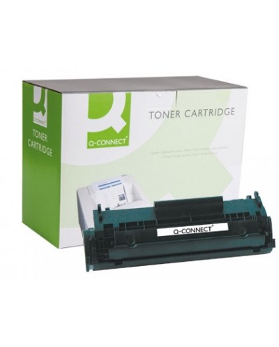Toner q connect compatible hp q2612a para laserjet 1010 2000pag negro
