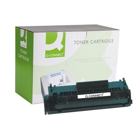 Toner q connect compatible hp q2612a para laserjet 1010 2000pag negro