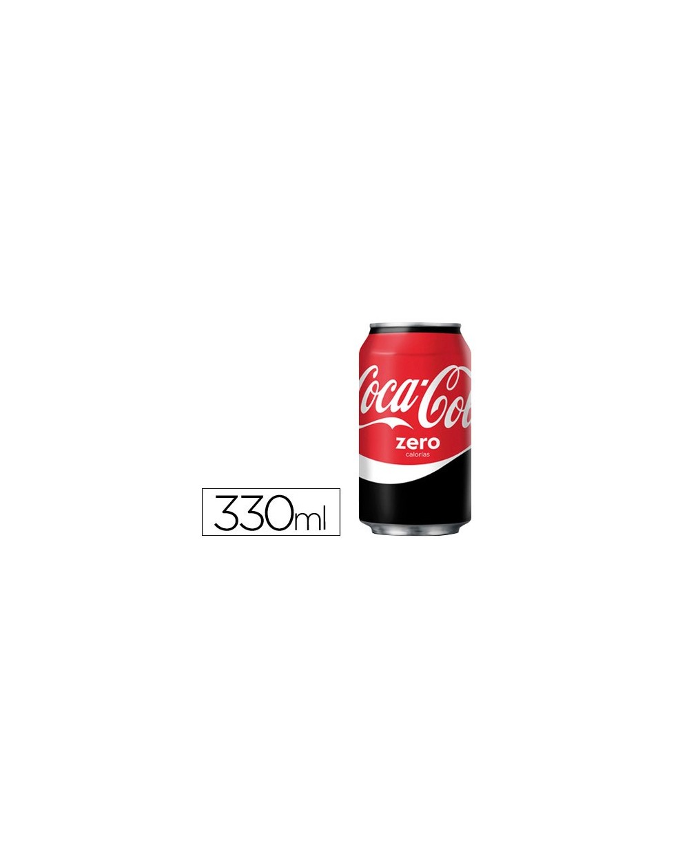 Refresco coca cola zero lata 330 ml